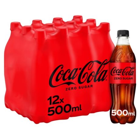 UK zero coke 500 ml x 12
